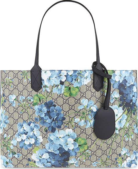gucci tote bag blue